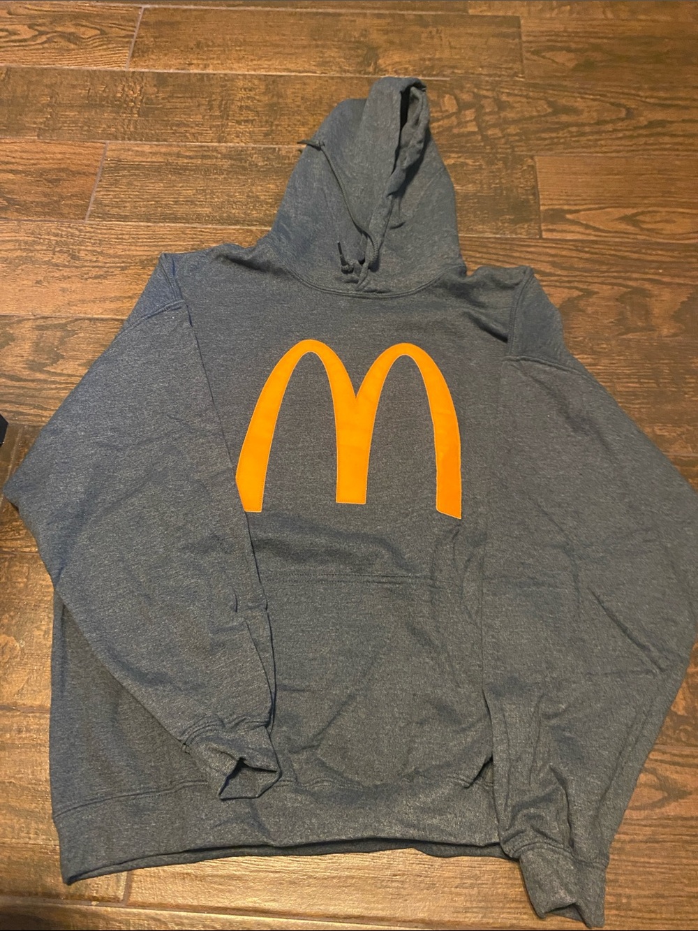 McDonald's Gray Hoodie with Yellow Golden Arches